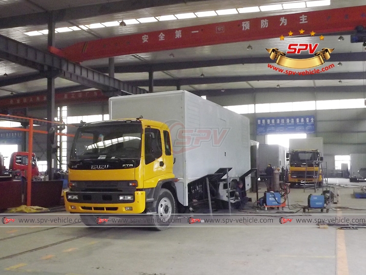 200 KW Power Van Service Truck - In Workshop